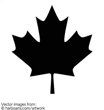 335x355 Download Maple Leaf Vector Silhouette