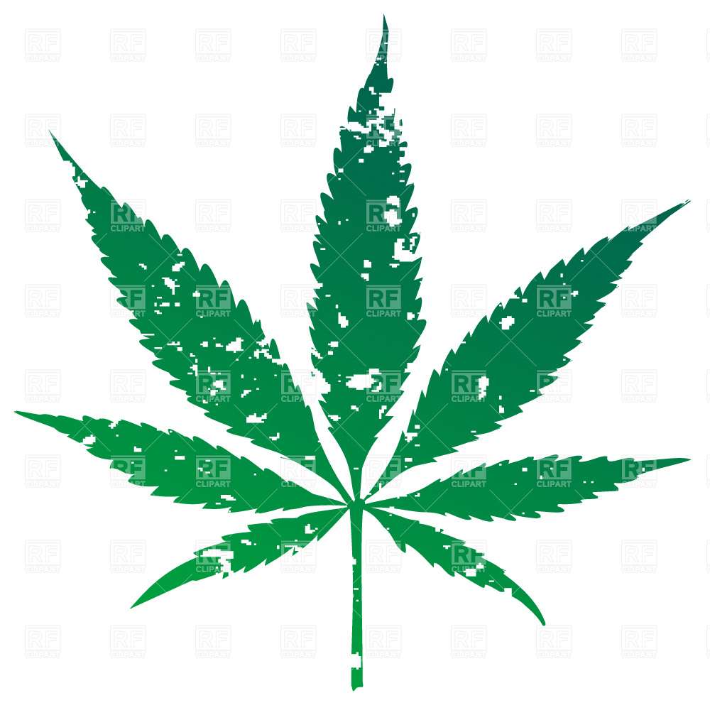 1000x1000 Grunge Marijuana Leaf Vector Image Vector Artwork Of Plants And