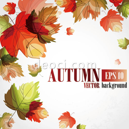 500x500 Golden Autumn Leaves Vector Background Material Eps Files Free