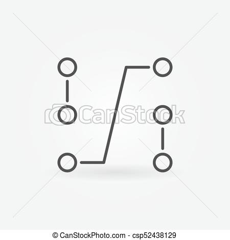 450x470 Machine Learning Vector Concept Icon In Thin Line Style. Machine