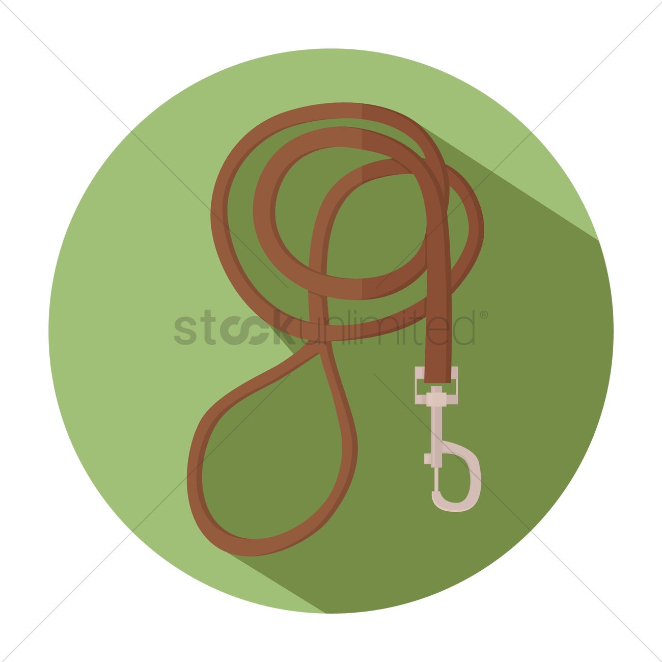 1300x1300 Dog Leash Vector Image