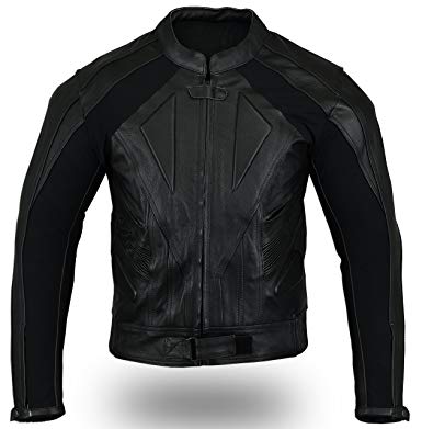 385x391 Australian Bikers Gear Black Vector Pro Leather Armoured