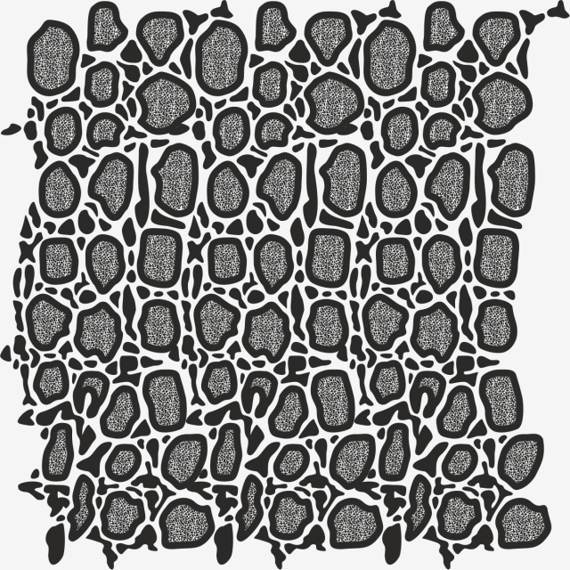 640x640 Black And White Wall Pattern, Png, Pattern Seamless Leather