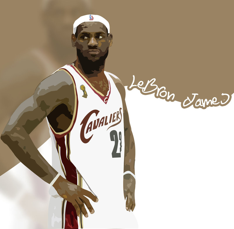 800x780 Lebron James Vector By G Crew