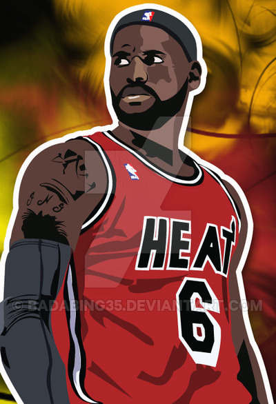 400x586 Lebron Vector Artwork By Badabing35