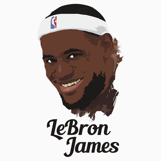 550x550 Lebron James T Shirt All Star And Famous Basketball Player In