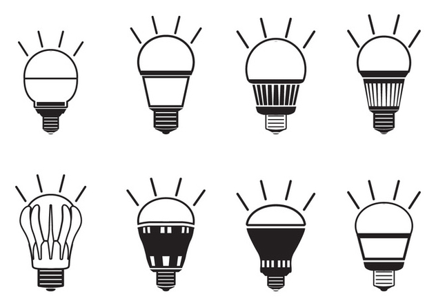 632x443 Led Light Icon Set Free Vector Download 445067 Cannypic