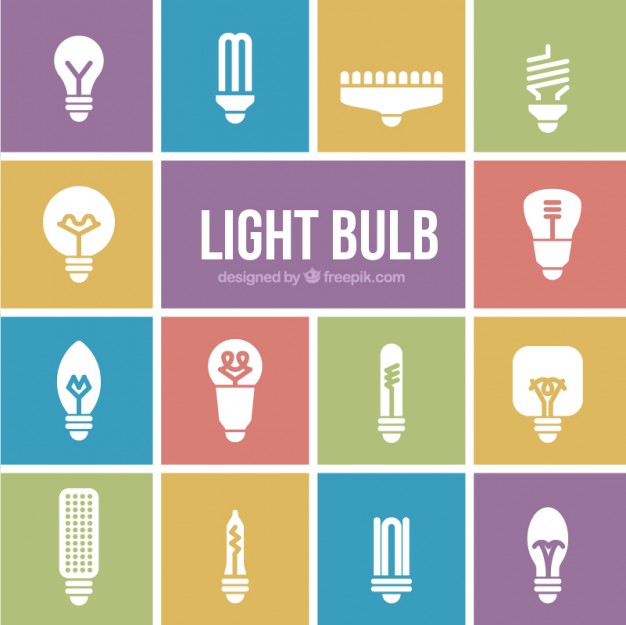 626x625 Kinds Of Lightbulbs Pack Vector Premium Download