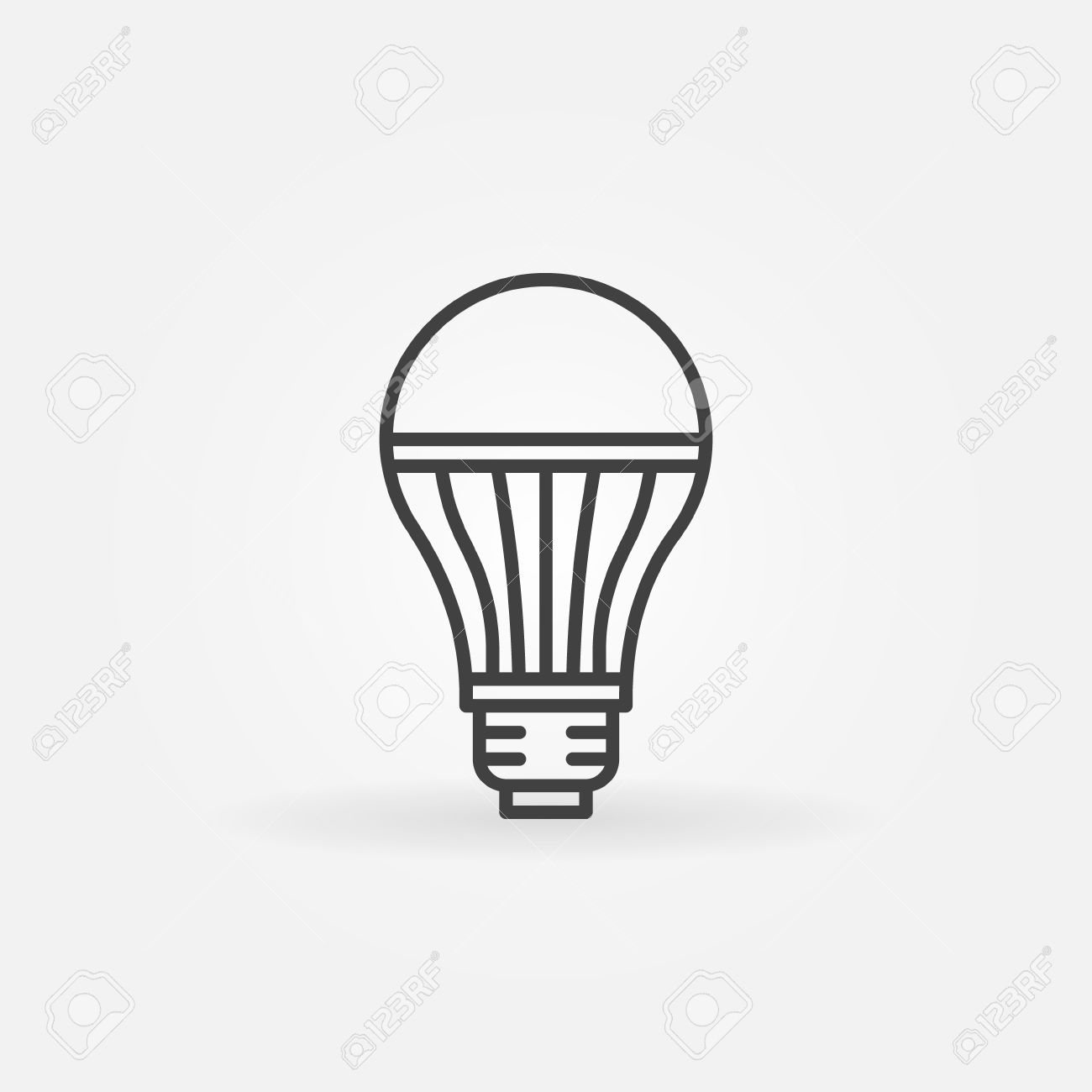 1300x1300 Led Light Bulb Icon Free Icons