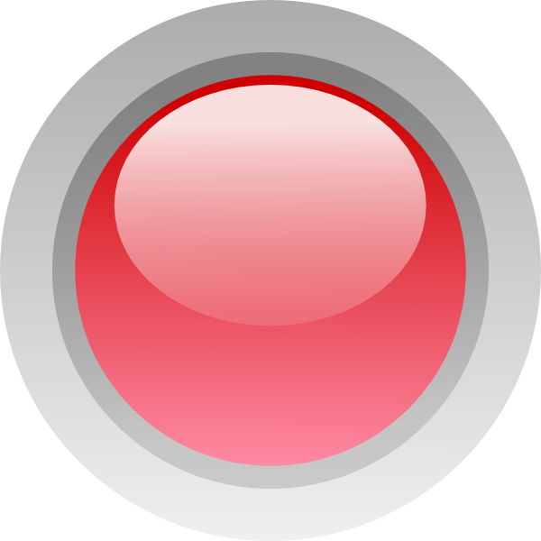 600x600 Led Circle (Red) Clip Art Free Vector 4vector