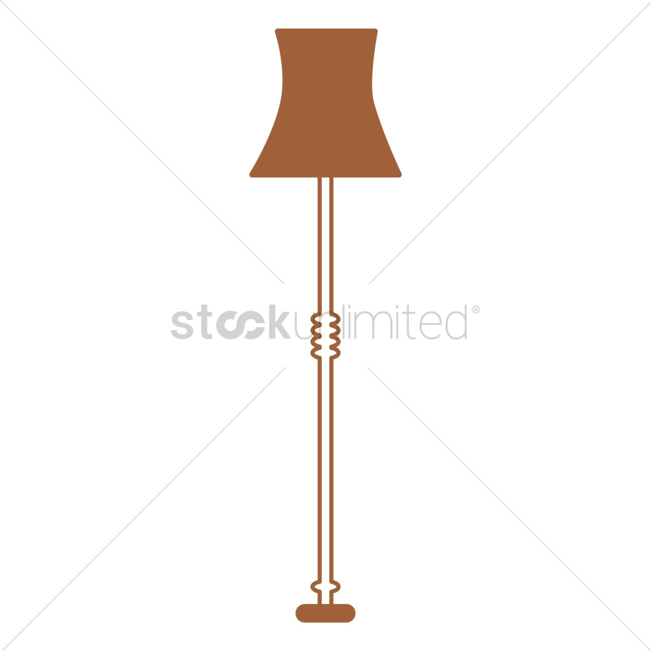 1300x1300 Floor Lamp Vector Image