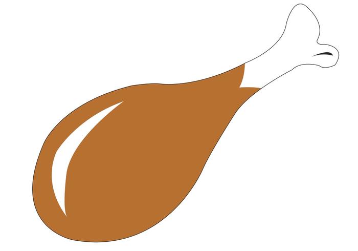 700x490 Free Chicken Leg Vector