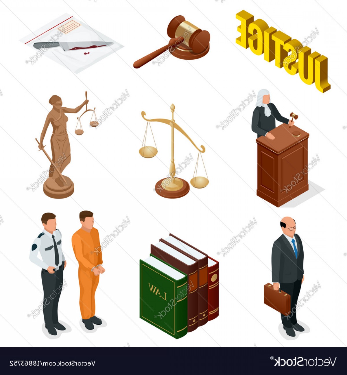 1200x1296 Isometric Law And Justice Symbols Of Legal Vector Shopatcloth