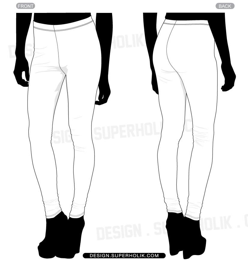 827x870 Leggings Vector Template Clipart Panda