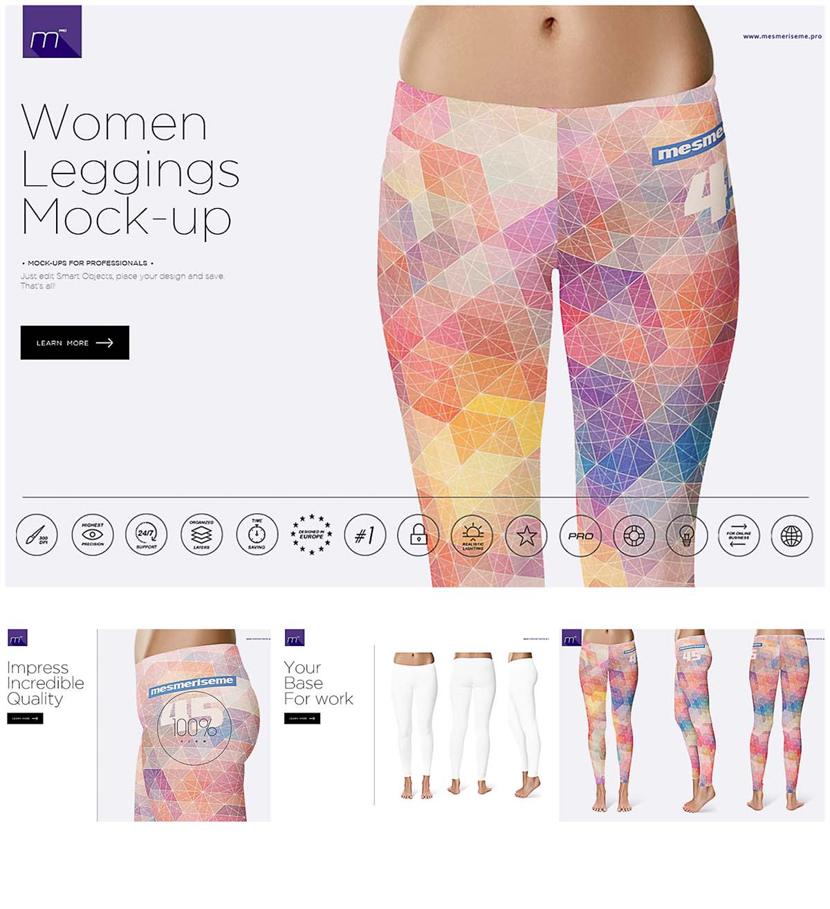 1200x1314 Leggins Mockup Set Free Download