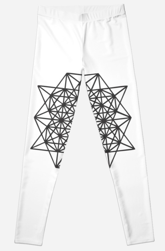 578x875 Isotropic Vector Matrix Leggings By Deztro Redbubble