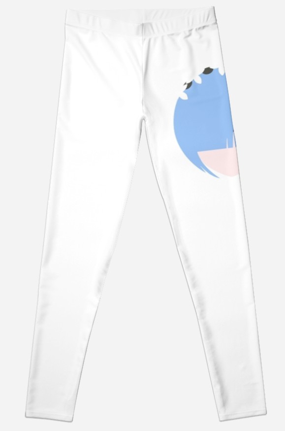 579x875 Rem Re Zero Simple Vector Leggings By Akbarmna Redbubble