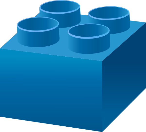600x541 Blue Lego Brick Vector Data For Free. Svg(Vector)public Domain