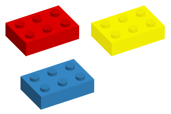 600x400 Lego Brick Vector Art 123freevectors