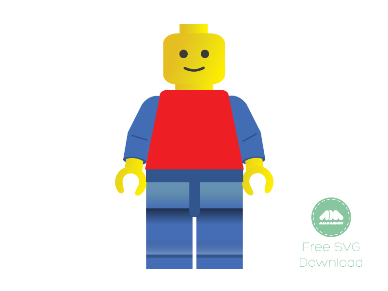 800x600 Lego Man Vector By Allan Mcavoy