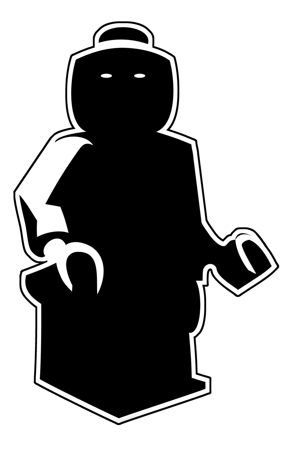 980x1600 Collection Of Free Lego Vector Black And White. Download On Ubisafe