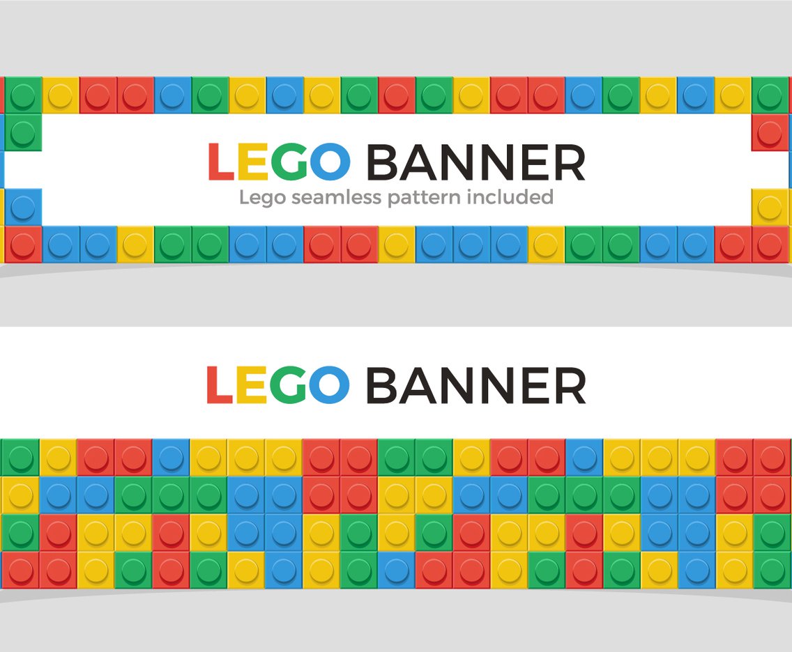 1136x936 Multicolor Lego Banners Vector Art Amp Graphics