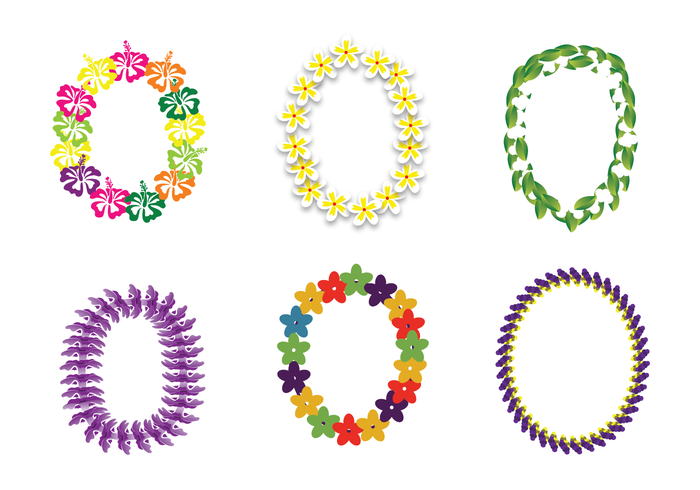 700x490 Hawaiian Lei Vector