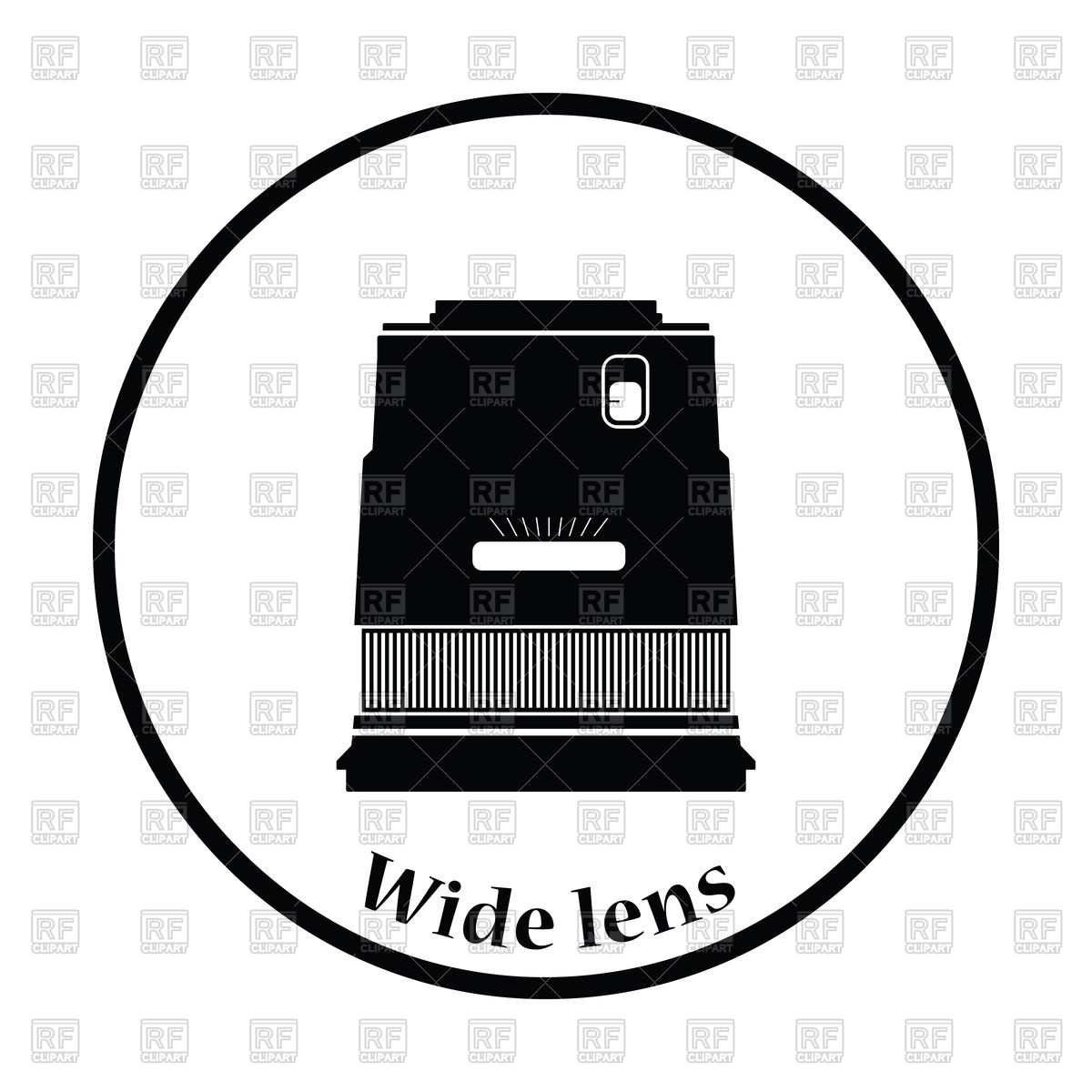 1200x1200 Icon Of Photo Camera Wide Lens Vector Image Vector Artwork Of