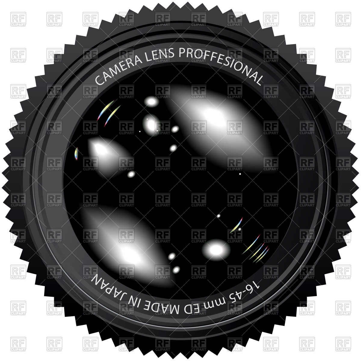 1200x1200 Camera Lens Vector Image Vector Artwork Of Objects Sermax55