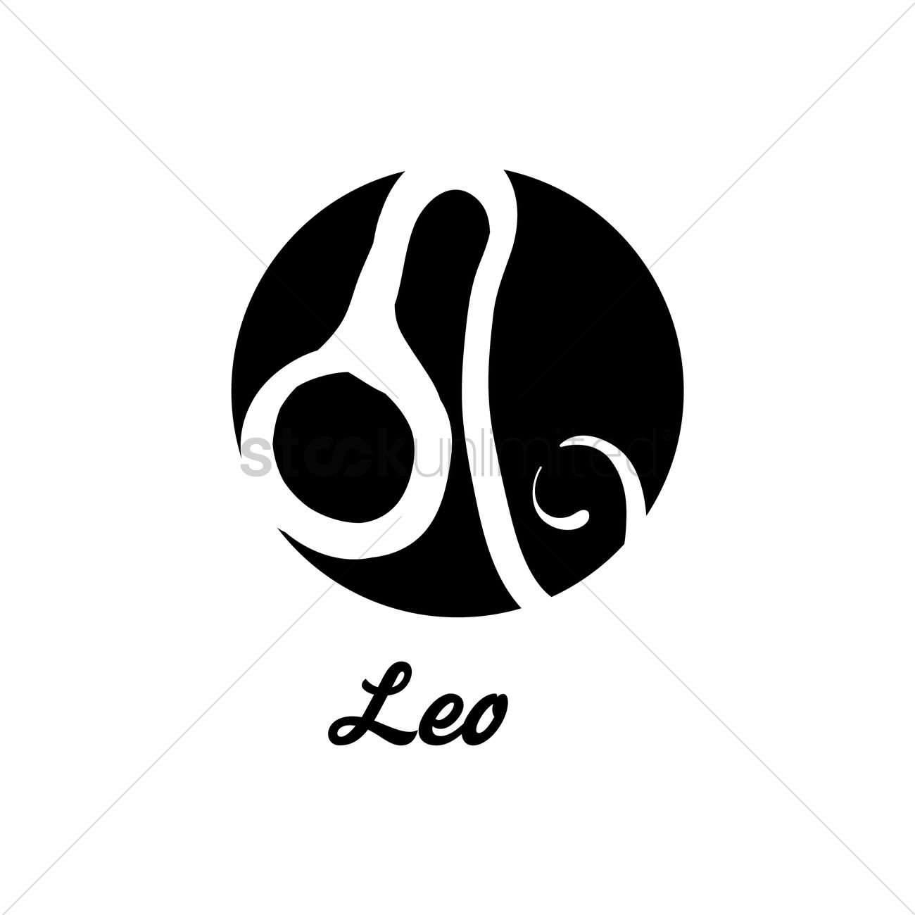 1300x1300 Leo Vector Image