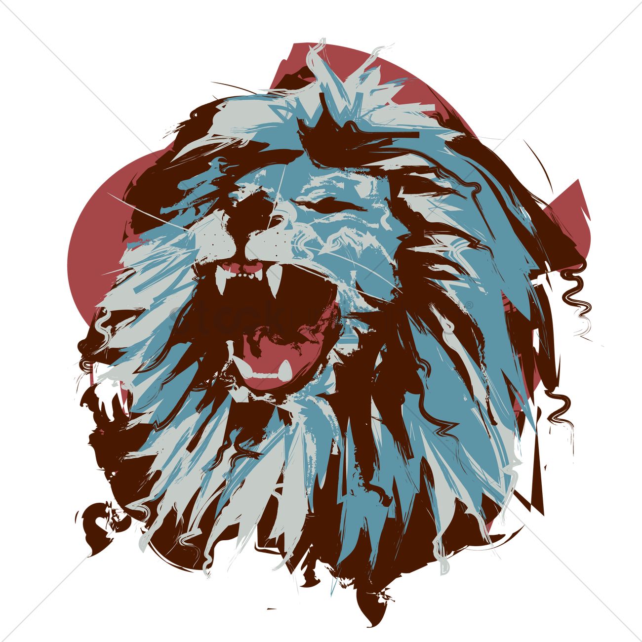 1300x1300 Leo Vector Image