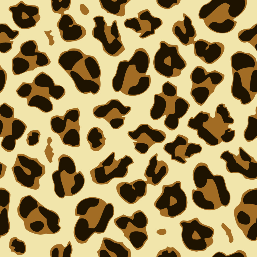 900x900 Leopard Print Vector Pattern