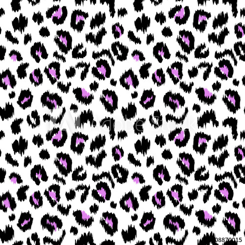 500x500 Leopard Print Vector Seamless Pattern Texture