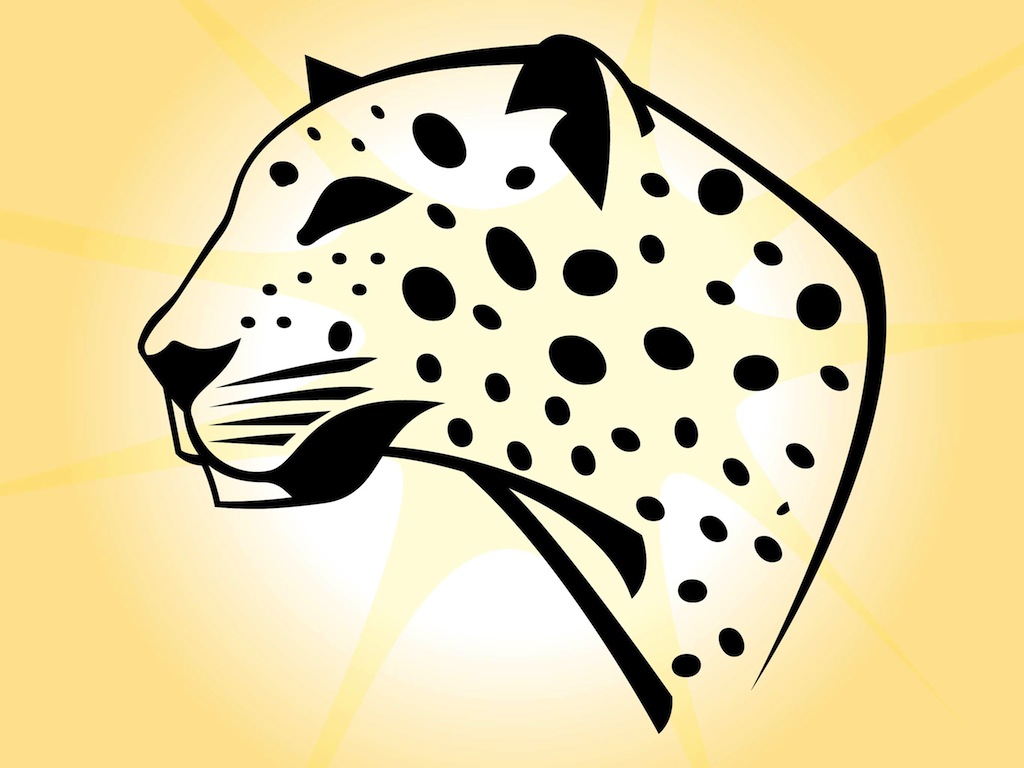 1024x768 Leopard Vector Art Amp Graphics