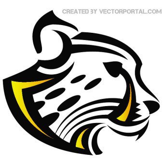 340x340 Leopard Vectors Download Free Vector Art Amp Graphics 123freevectors
