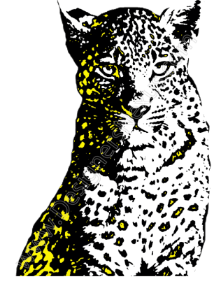 316x409 V11 Free Animal Clip Art Leopard Vector Graphic