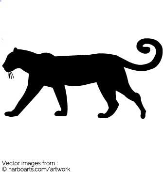 335x355 Download Leopard Silhouette