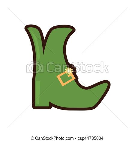 450x470 St Patricks Day Green Boot Leprechaun Vector Illustration Eps 10.