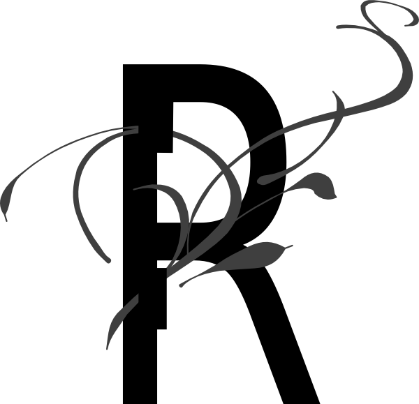 600x579 Letter R Clip Art