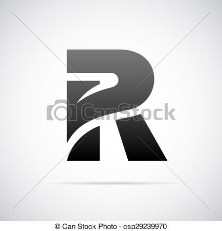 450x470 Vector Logo For Letter R. Logo For Letter R Design Template Vector