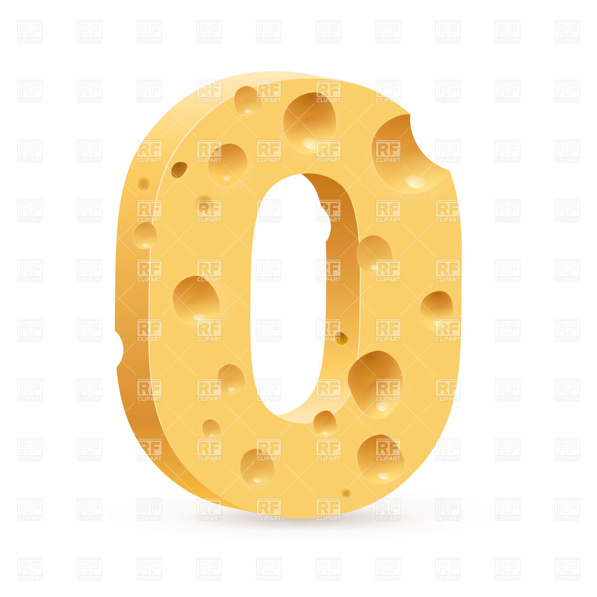 1200x1200 Cheese Font O Letter Vector Image Vector Artwork Of Food And