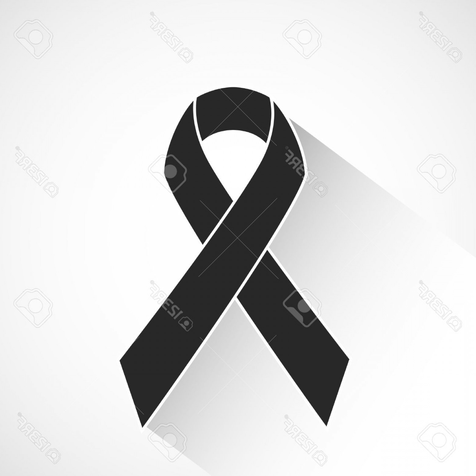 1560x1560 Photostock Vector Cancer Awareness Ribbon Vector Icon Or
