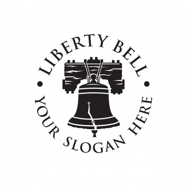 626x626 Liberty Bell Logo Vector Premium Download