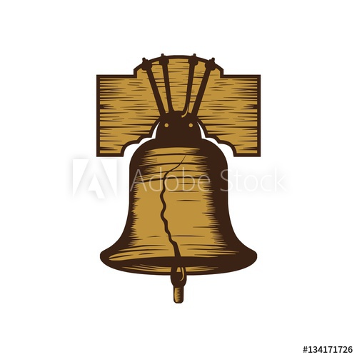 500x500 Liberty Bell Logo Vector