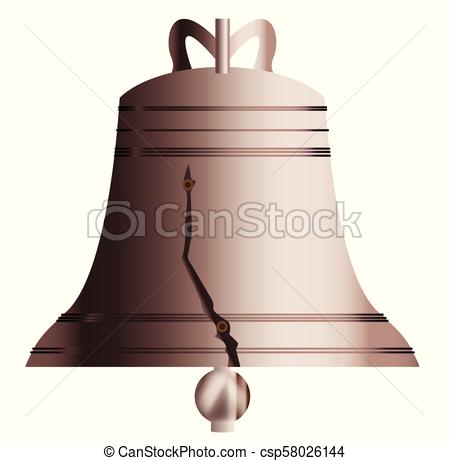450x461 Liberty Bell With Crack. The Symbol Of American Independence The
