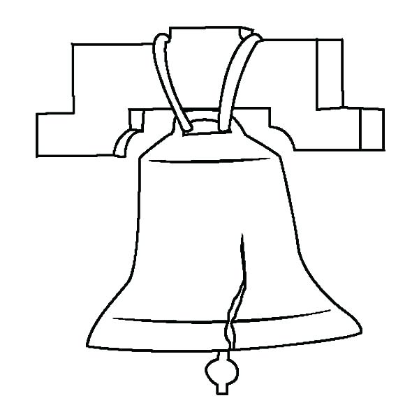 600x600 Collection Of Liberty Bell Line Drawing Download Them And Try To