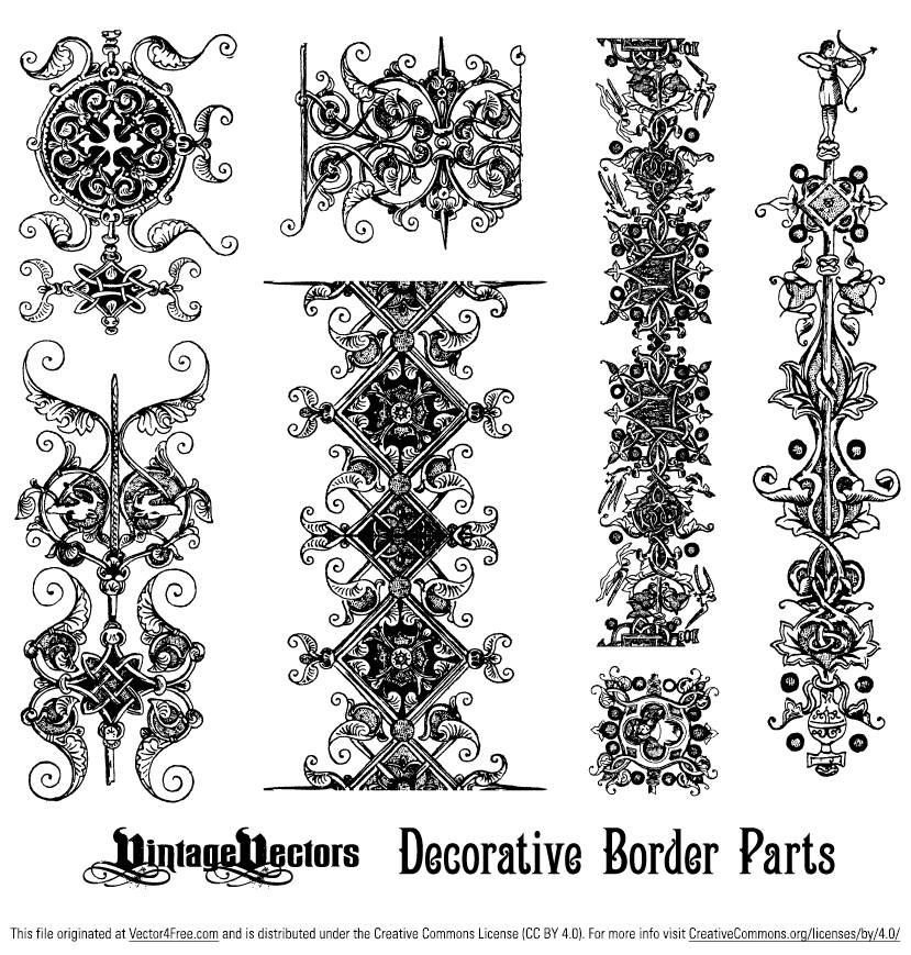 829x869 Decorative Borders Elements