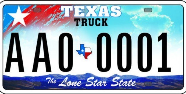 625x318 Texas License Plate Free Images