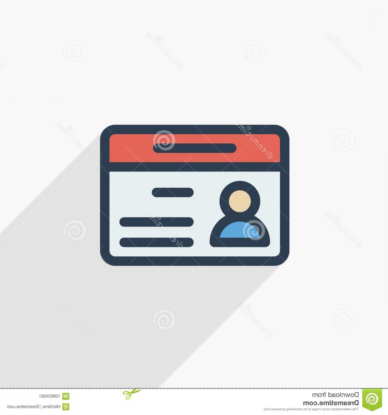 1560x1668 Car Driver Driving License Id Card Thin Line Flat Icon Linear