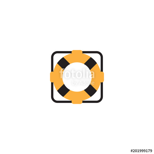 500x500 Lifebuoy Vector Icon Stock Image And Royalty Free Vector Files On